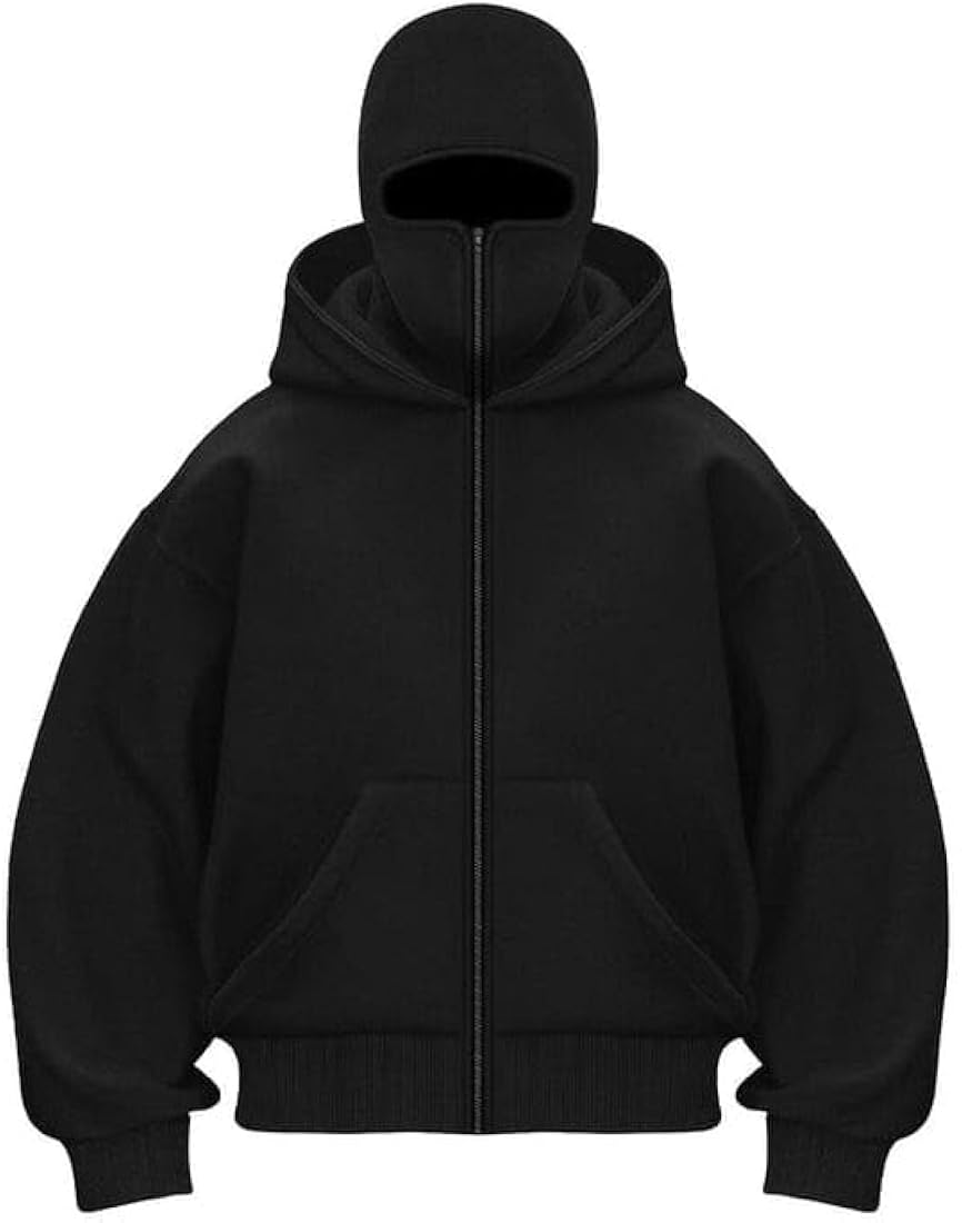 Balaclava Zip Hoodie – Modern Utility Streetwear
