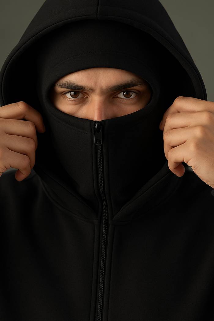 Balaclava Zip Hoodie – Modern Utility Streetwear