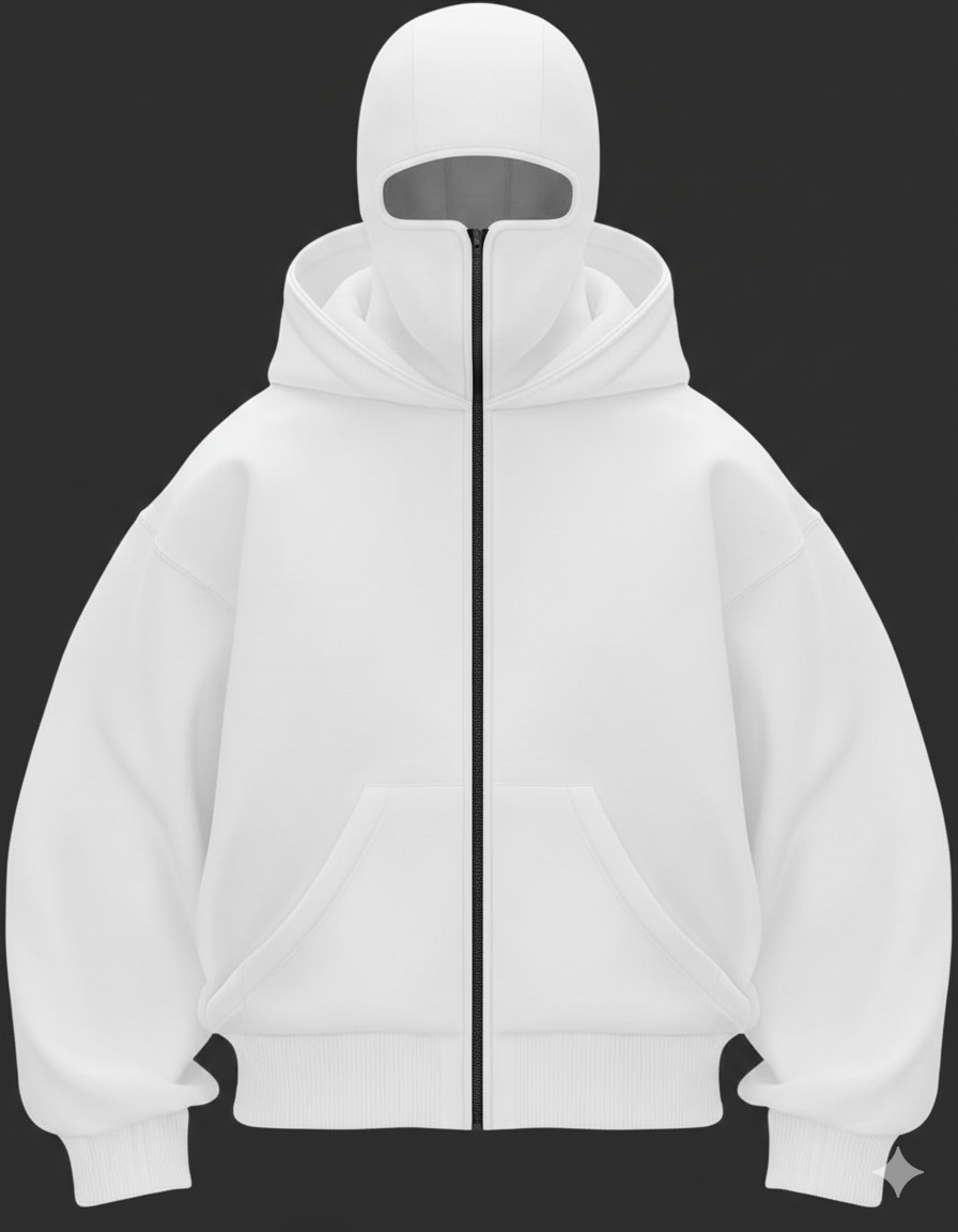 Balaclava Zip Hoodie – Modern Utility Streetwear
