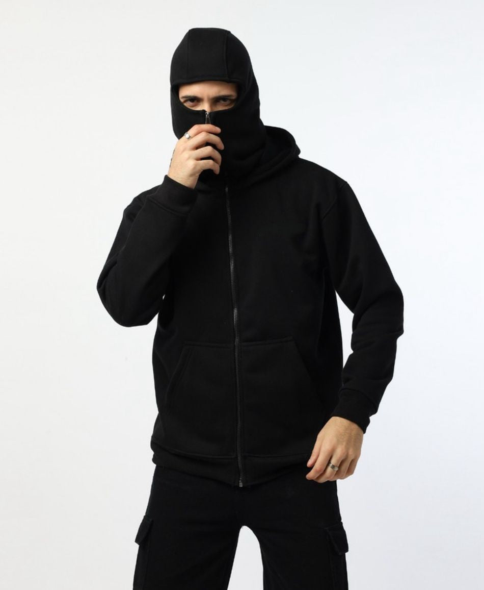 Balaclava Zip Hoodie – Modern Utility Streetwear